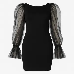 پیراهن یقه قایقی زنانه مدل B1137