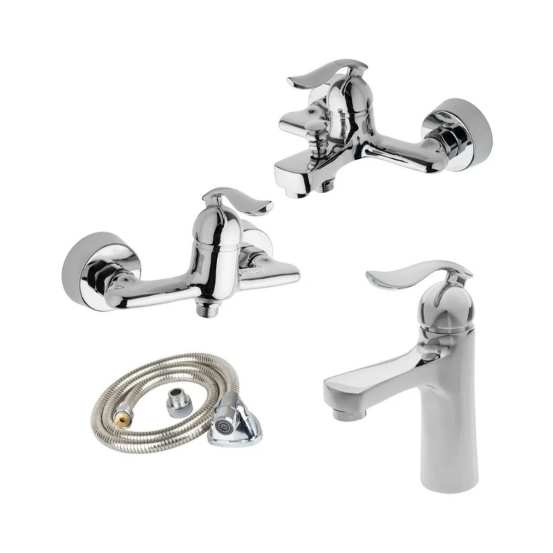 ست شیر آلات بهداشتی مارتیا مدل لیکادو مجموعه 4 عددی 