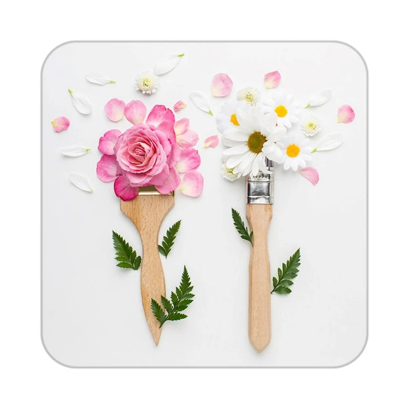 زیر لیوانی کاکتی طرح گل مدل mp19231