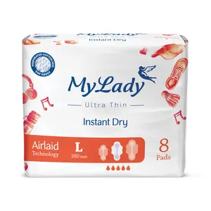 نوار بهداشتی مای لیدی مدل Instant Dry سایز بزرگ بسته 72 عددی