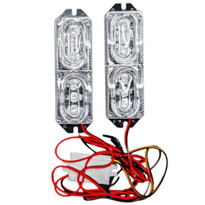 چراغ فدرالی خودرو مدل پلیسی ۲ لنز ۲ قلو بسته ۲ عددی