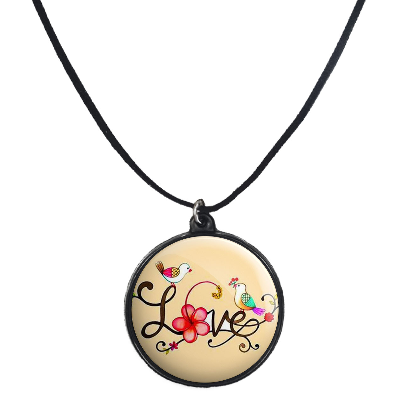 گردنبند پرمانه طرح عاشقانه کد pmb.5520 مدل دو طرفه