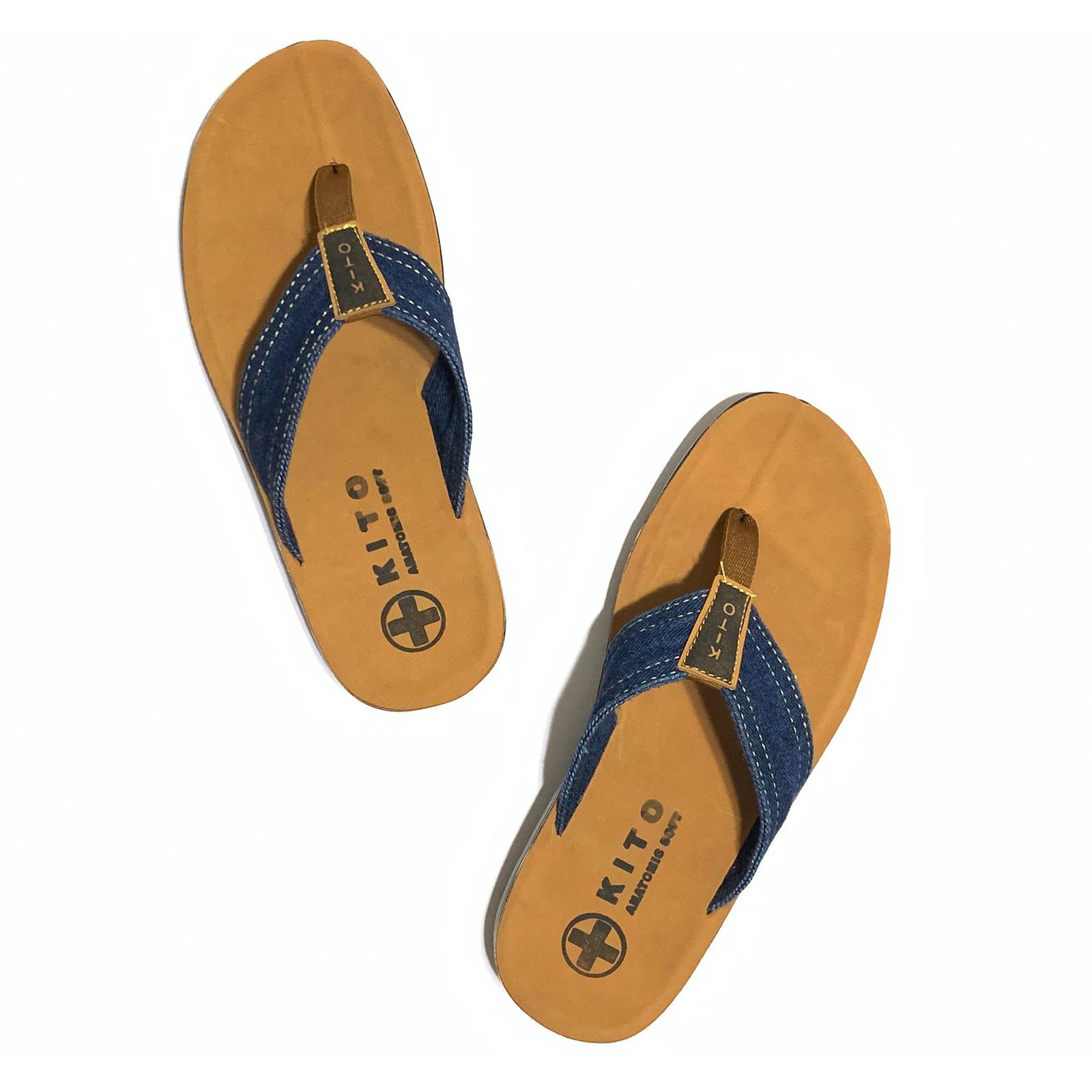 دمپایی لاانگشتی مردانه کیتو مدل Denim Style کد RS-NBL-054 -  - 5