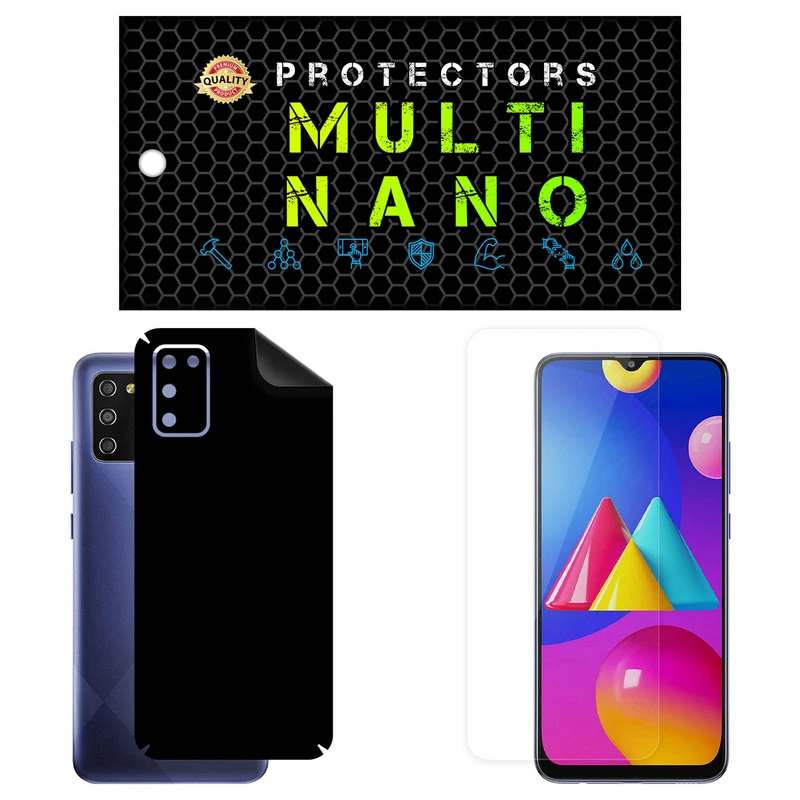 محافظ صفحه نمایش مولتی نانو مدل X-SFM مناسب برای گوشی موبایل سامسونگ Galaxy M02S به همراه برچسب پوششی