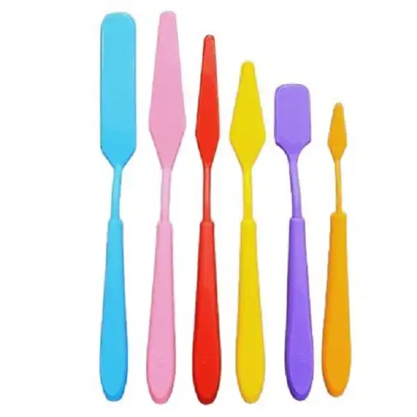 کاردک خامه کشی مدل پالت اسپاتولا کد pe583 مجموعه 6 عددی