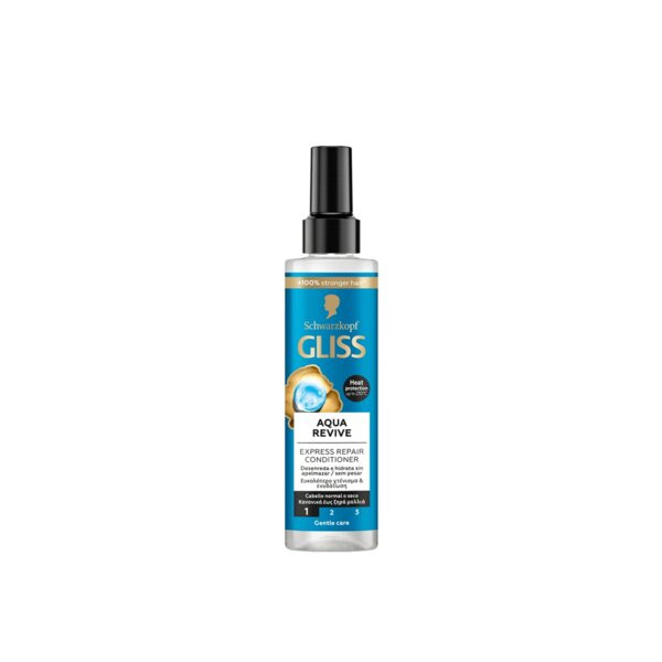 اسپری دو فاز مو گلیس مدل Aqua revive حجم 200 میلی لیتر