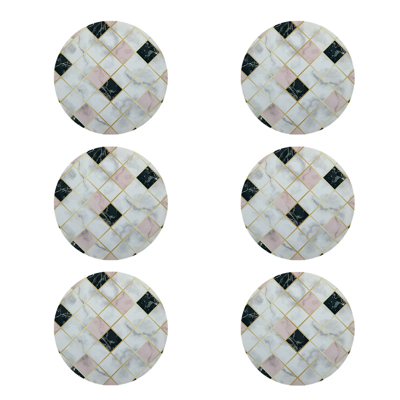 زیر لیوانی طرح مدرن کد 8633 بسته 6 عددی