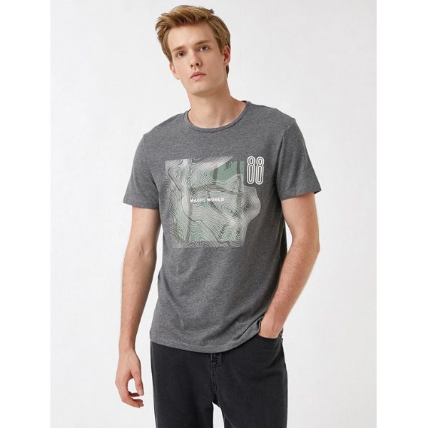 تی شرت آستین کوتاه مردانه کوتون مدل 2KAM11013CK045 -  - 3