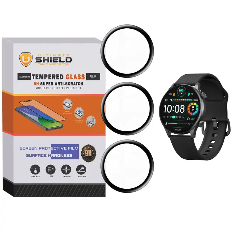 محافظ صفحه نمایش نانو آلتیمیت شیلد مدل NUL مناسب برای ساعت هوشمند هایلو Solar Plus بسته سه عددی