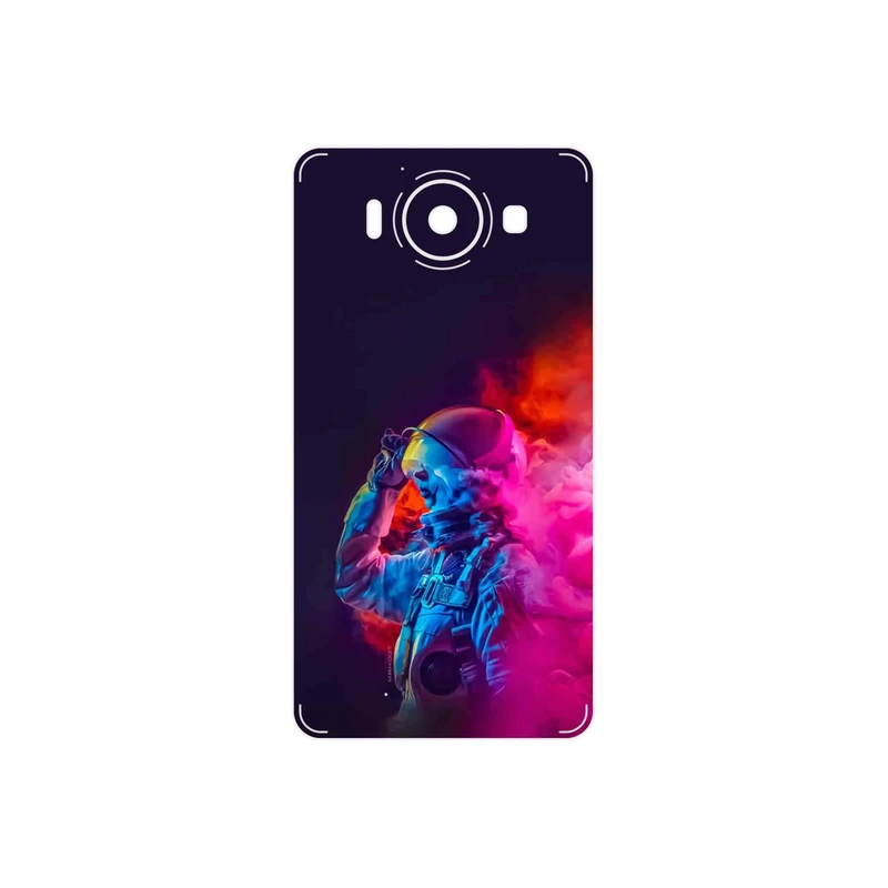 برچسب پوششی ماهوت مدل Smoke Rainbow Digital Art 1 مناسب برای گوشی موبایل مایکروسافت Lumia 950