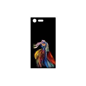 MAHOOT Rainbow Hair Digital Art Cover Sticker for Sony Xperia X Compact