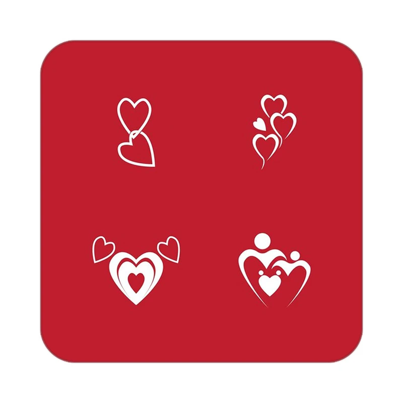 زیر لیوانی کاکتی طرح عاشقانه مدل mp39092