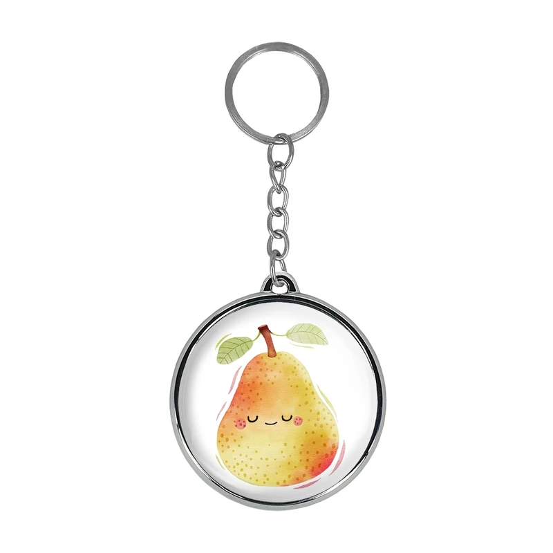 جاکلیدی خندالو طرح گلابی مدل دوطرفه کد 2841028411