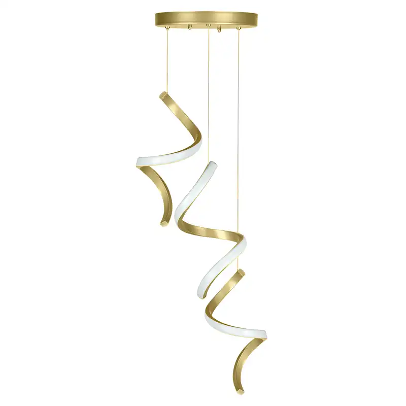 لوستر آویز سه شعله چشمه نور کد L6364/3H