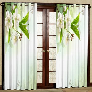 پرده مدل مخمل پانچی کد 4449 سایز 140x280 سانتی متر
