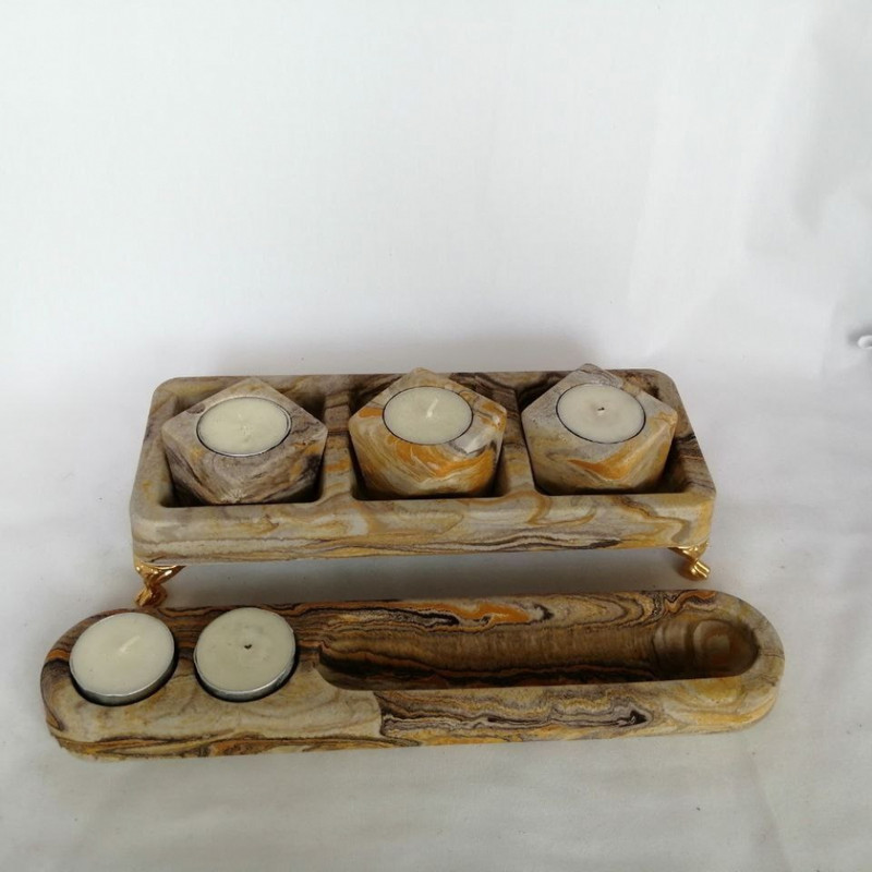 رنگ خردلی سنگ مصنوعی مدل ژله ای حجم 250 میلی لیتر