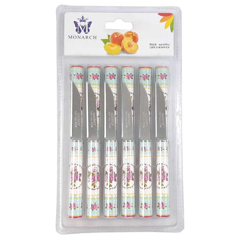 کارد میوه خوری مونارچ کد M010 بسته 12 عددی کارد میوه خوری مونارچ کد M010 بسته 12 عددی