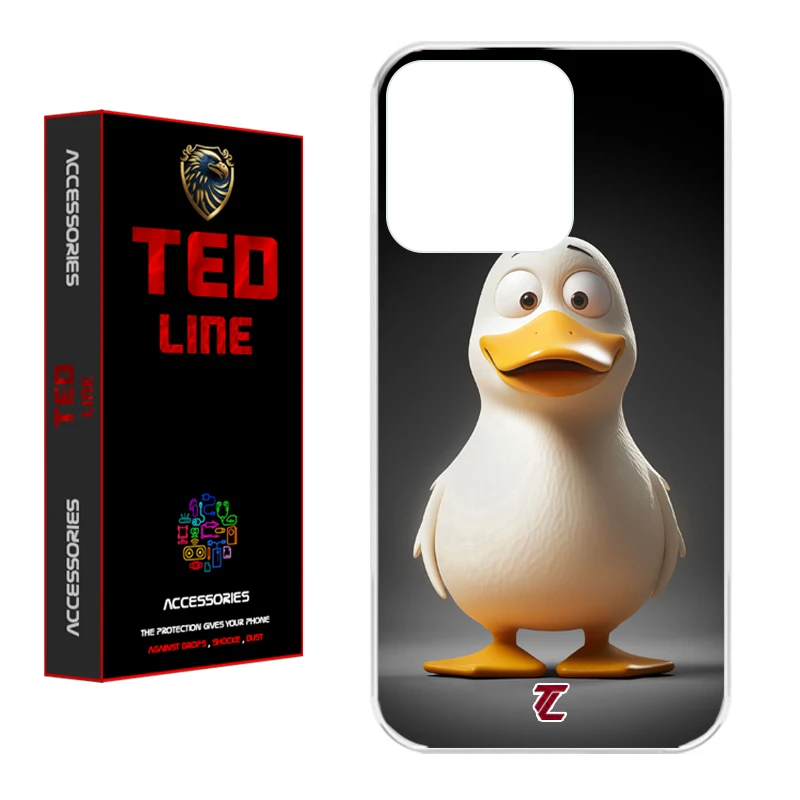 کاور تد لاین طرح اردک کد 1124 مناسب برای گوشی موبایل اپل Iphone 16 Pro Max