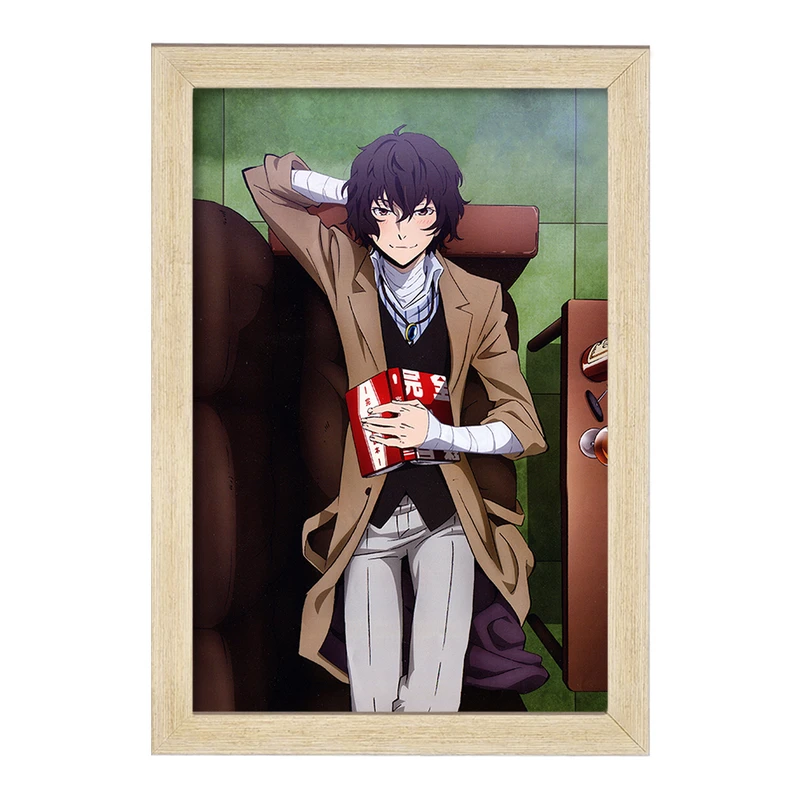 تابلو خندالو مدل دازای اوسامو انیمه سگ های ولگرد بانگو  کد 13675