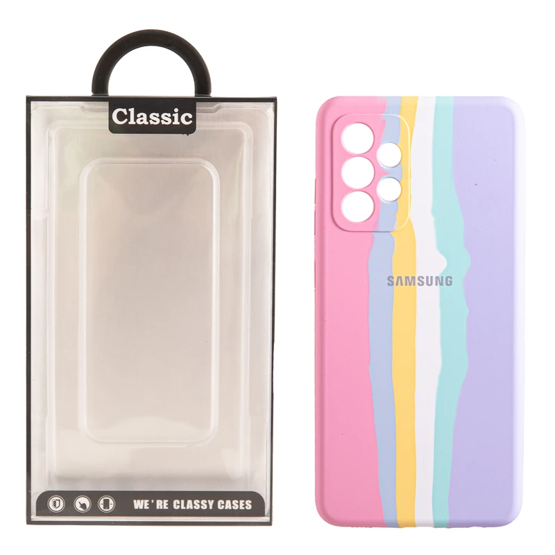 کاور کلاسیک طرح رنگین کمانی مدل سیلیکون مناسب برای گوشی موبایل سامسونگ Galaxy A33 4G / A33 5G