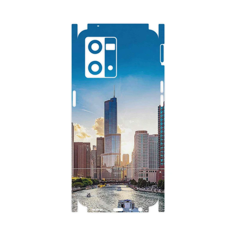برچسب پوششی ماهوت مدل City of Chicago-FullSkin مناسب برای گوشی موبایل اپو Reno 8 4G