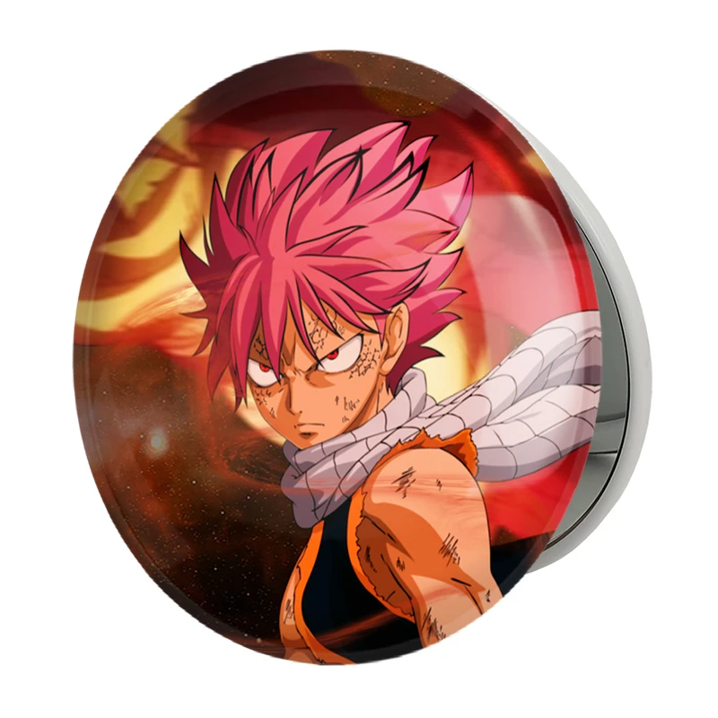 آینه جیبی خندالو طرح ناتسو انیمه فری تیل Fairy Tail مدل تاشو کد 16510 