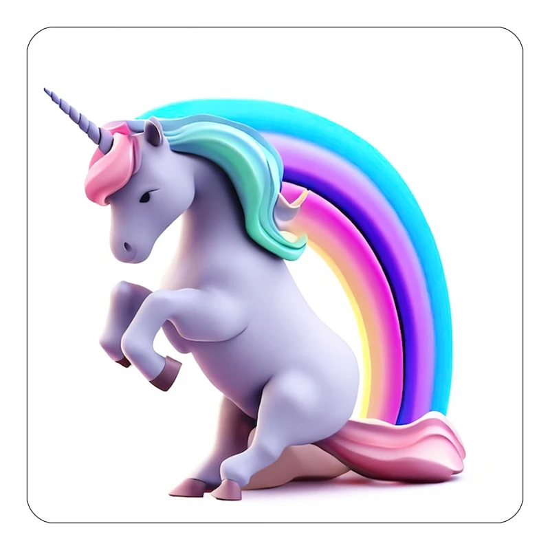 مگنت کاکتی طرح اسب تک شاخ و یونیکورن مدل mp31658