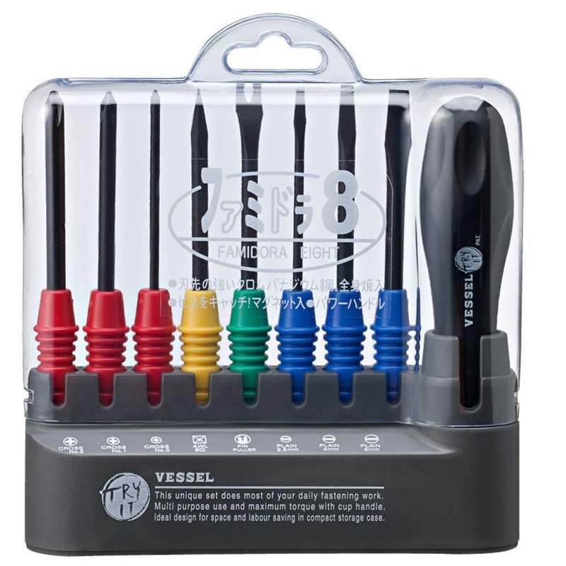 مجموعه 9 عددی پیچ گوشتی و سری پیچ گووشتی وسل مدل TD-800