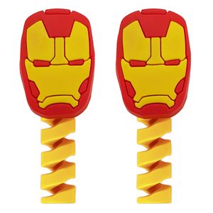 نقد و بررسی محافظ کابل شارژ طرح Iron Man کد F1 بسته دو عددی توسط خریداران
