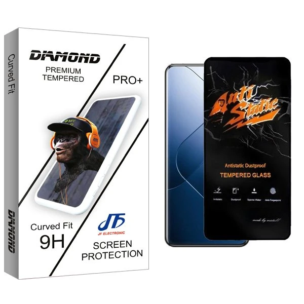 محافظ صفحه نمایش جی اف مدل Diamond2 Antistatic مناسب برای گوشی موبایل شیائومی  Poco F6 Pro