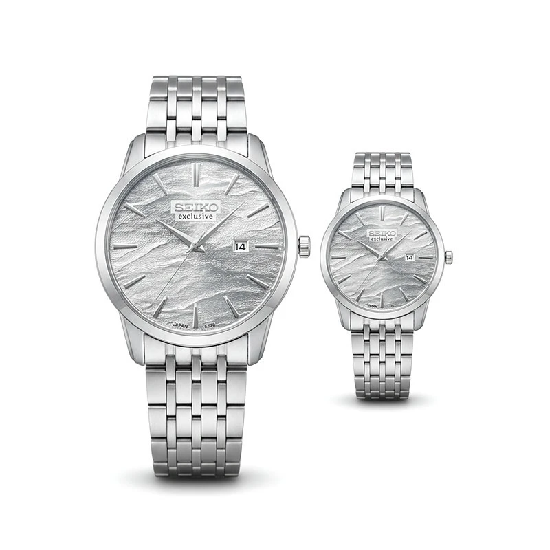 ست ساعت مچی عقربه‌ای کوارتز زنانه و مردانه سیکو مدل 3220G