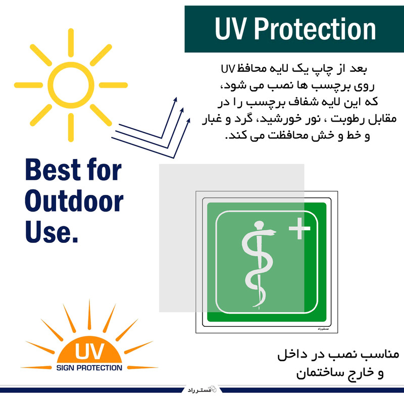 برچسب ایمنی مستر راد طرح اتاق پزشک مدل HSE-OSHA-132 برچسب ایمنی مستر راد طرح اتاق پزشک مدل HSE-OSHA-132