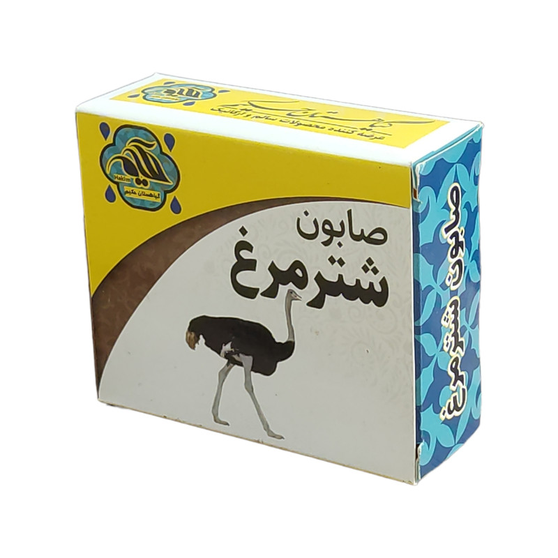 صابون شستشو  گیاهستان حکیم مدل شترمرغ وزن 70 گرم