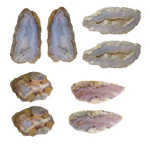 سنگ راف عقیق مدل فانتزی 1 مجموعه 8 عددی