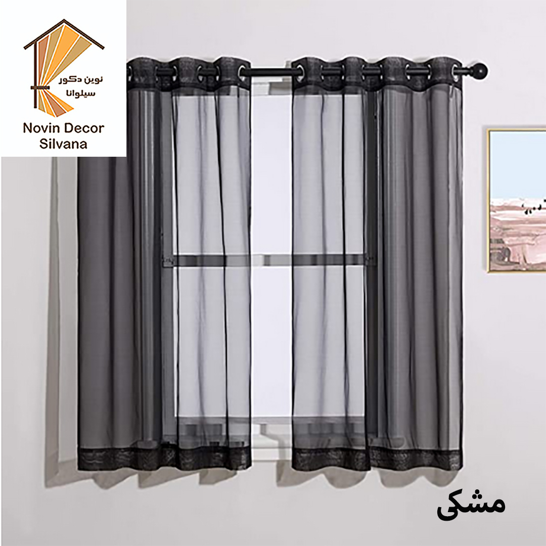 پرده نوین دکور سیلوانا مدل حریر 18 سایز 180 × 140 سانتی متر