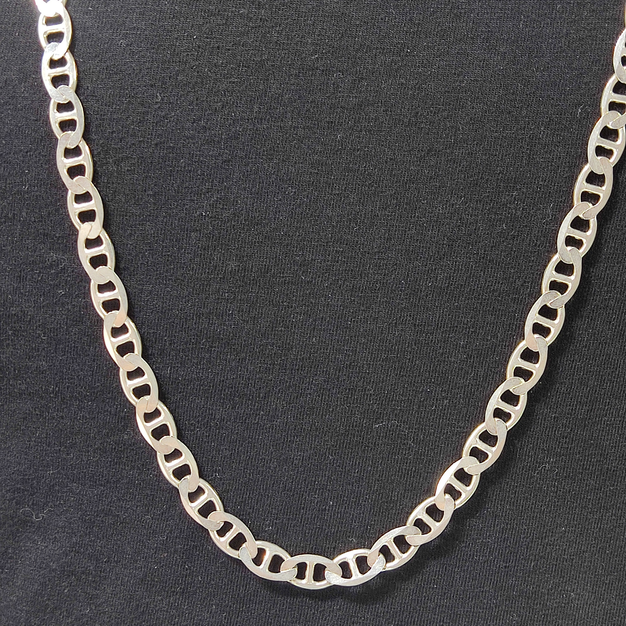 زنجیر نقره مردانه مدل T