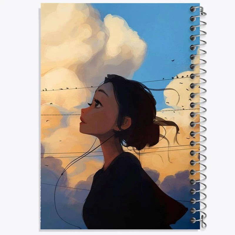 دفتر لیست خرید 50 برگ خندالو طرح دخترانه کد 25622