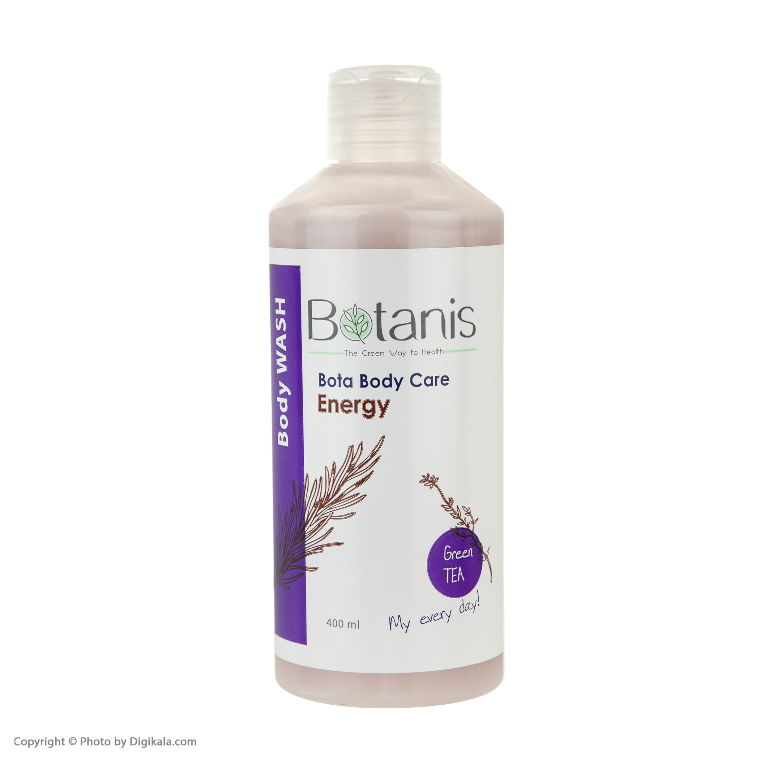 شامپو مرطوب کننده بدن بوتانیس مدل Bota Body Care Energy حجم 400 میلی لیتر