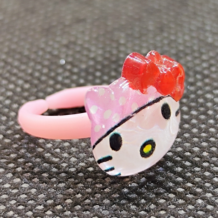 انگشتر دخترانه طرح کیتی کد 22