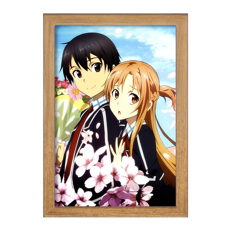 تابلو خندالو مدل انیمه هنر شمشیر زنی آنلاین  کد 12083