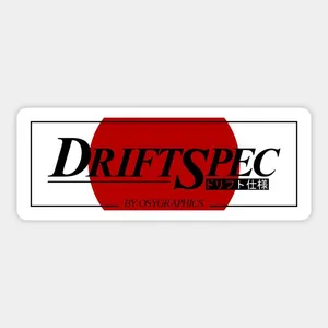 استیکر خودرو طرح Drift Spec کد 100