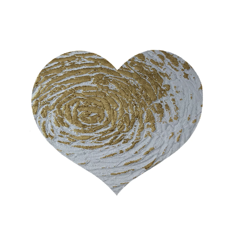  پادری مدل قلب طرح کلاسیک کد 8803 سایز 90x90 سانتی متر