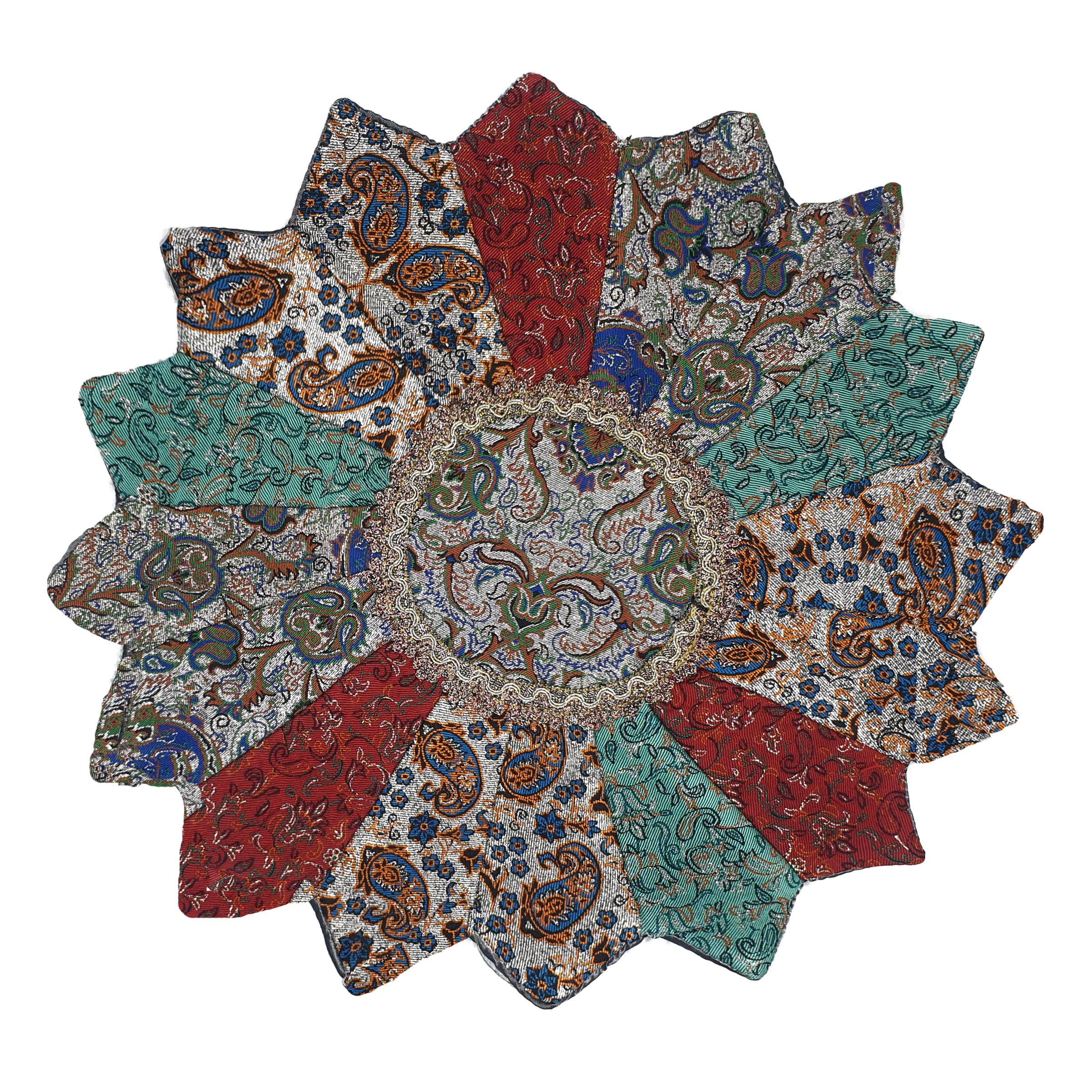 رومیزی ترمه مدل گوهر کد 2594