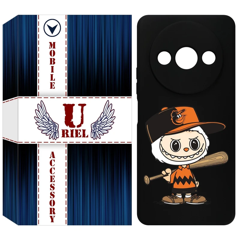 کاور یوریل مدل KSH کد 128 طرح عروسک لبوبو مناسب برای گوشی موبایل شیائومی Redmi A3 / A3x