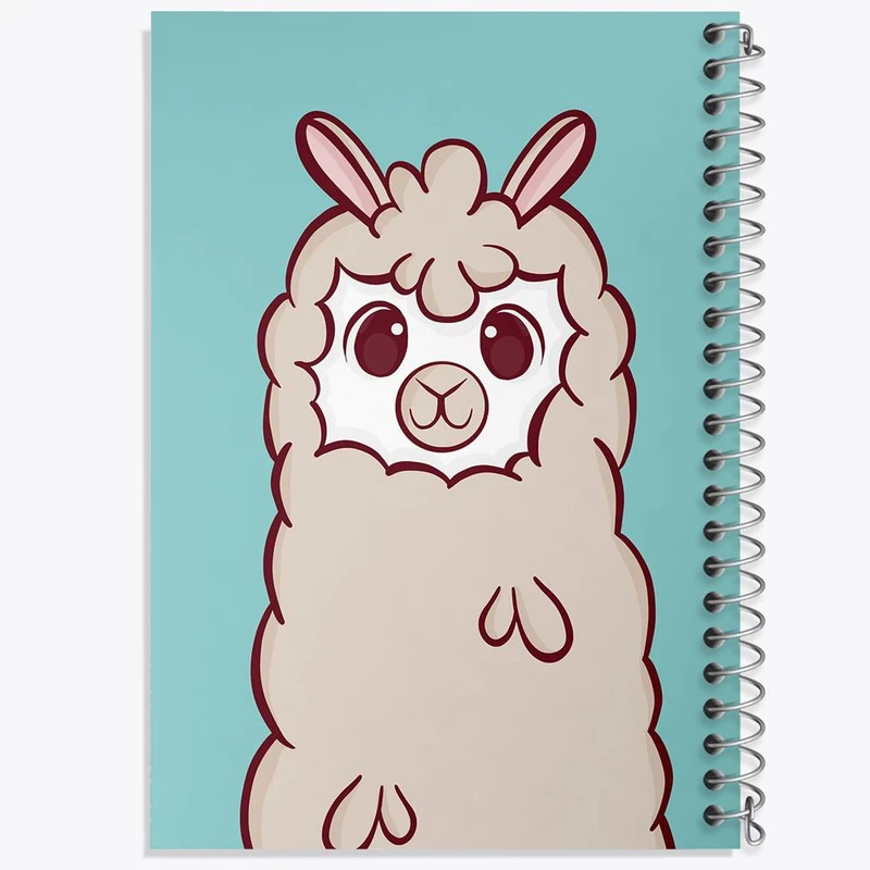 دفتر ژورنال نویسی 50 برگ خندالو مدل نقطه ای طرح لاما کد 29562