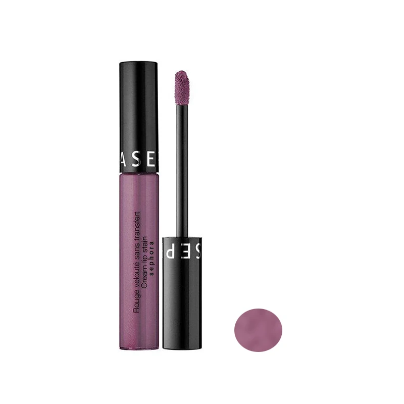رژ لب مایع سفورا مدل Cream Lip Stain METAL شماره 35