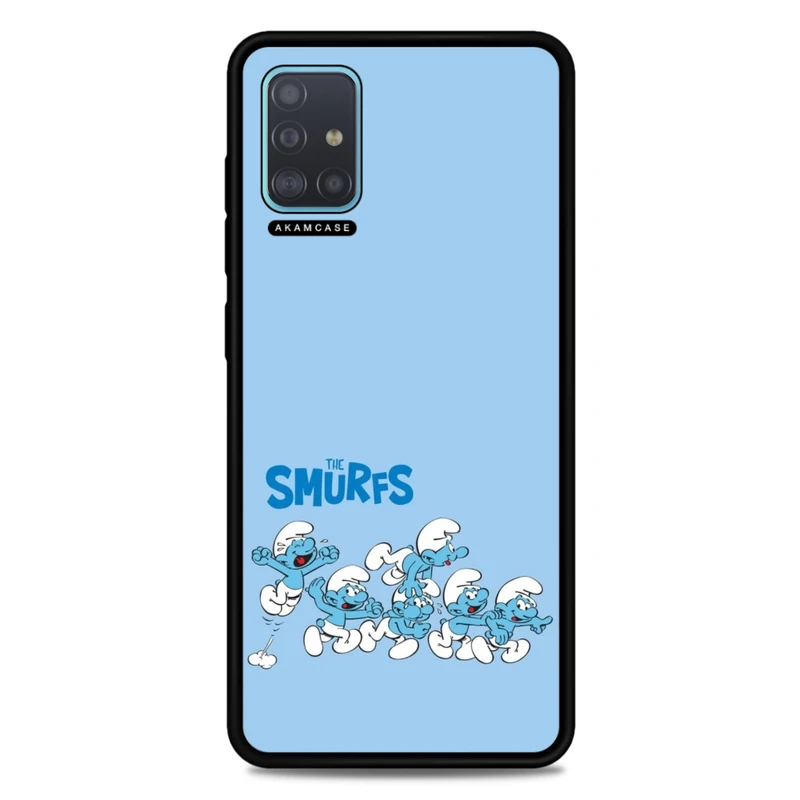 کاور آکام مدل AMC-WSGA51-SMURFS-27 مناسب برای گوشی موبایل سامسونگ Galaxy A51