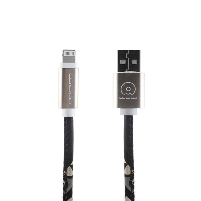 کابل تبدیل USB به لایتنینگ دبلیو یو دبلیو مدل FLO طول 1 متر