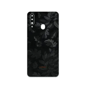 MAHOOT Black-Wildflower Cover Sticker for Samsung Galaxy A20s