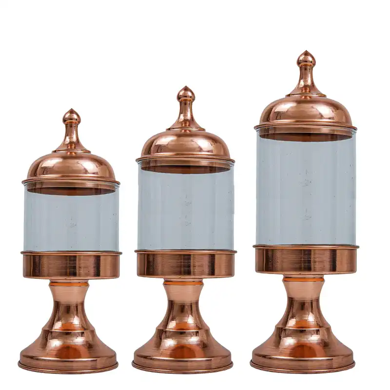 شکلات خوری مسی مدل کندی باکس کد alast0124 مجموعه 3 عددی